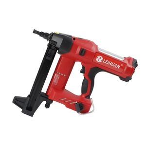 LEIHUAN DCCN90S2 Electric Nailer Gun Battery Powered air Stapler Pins for Concrete Steel Plate Wood Carpentry