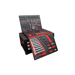 Rt Tool Mechanic Complete Toolbox Garage Wall Tools Set Box Storage Cabinet OEM 3 Drawers Power Coated
