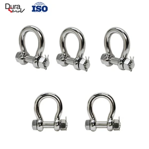 Stainless Steel Japan Shackle JIS Style, Marine Grade Anchor Connector for Rigging and Nautical Hardware