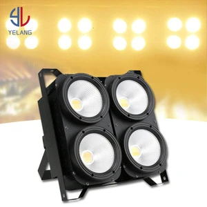 4x100W LED Cob Blinders 2in1 Contour Spotlight Cob Par Stage Light Warm/Cool White Stage 4 Eyes Audience Light for DJ Party Show