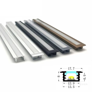 Customized Cabinet Wardrobe Light groove 13MM Wide Concealed Embedded Cabinet Light LED Line Light groove