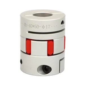Aluminum Alloy Plum Blossom Coupling CNC Screw Connection Sleeve For Servo Motor Elastic Shaft Couplings With Pad