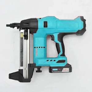 Lithium Electric Staple Gun Cordless Brad Shooting Nail Guns Portable Nailing Tools Machine Battery Framing Nailer