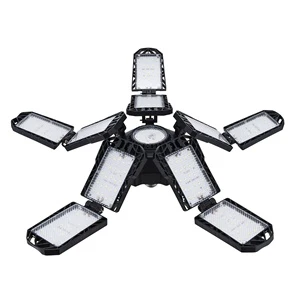 Plug in Linkable Garage Lights Deformable Garage Ceiling Light for Garage Basement High Bay LED Workshop