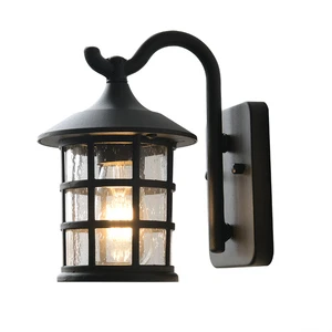Outdoor Retro Bronze LED Light Sconces Classical Waterproof for Home Balcony Garden Villa Decoration Wall Lamps 3-Year Warranty
