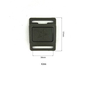 High Quality Belt Lock Quick Center Interlock Quick Release Plastic Buckles 38mm/1.5 Inch