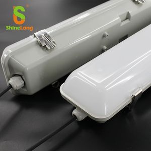 LED Tri-Proof Light IP65 IK09 Emergency Function for DLC Certified Warehouse Cold White 5-Year Warranty Dimmable