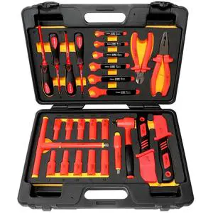 28 Pcs VDE Insulation Tool Kit 1000V Electrician's Work New Energy Vehicle Maintenance Tools Screwdriver Pliers Sleeve Wrench