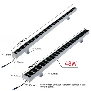 LED Long Strip Wall-washing light Line Floodlight Lamp Bar Building Lighting Outdoor Advertising Exterior Wall Contour lights