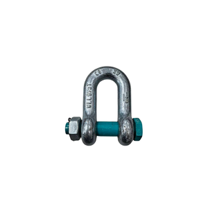 High-quality Low-priced Carbon Steel Galvanized American D-type GB Type Bow Shackle with Safety Bolt for Mining Traction