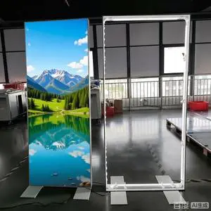 ZZFY Manufacture Large Customized Size Wall-mounted Floor Stand Frameless SEG Backlit Fabric LED Advertising Light Boxes