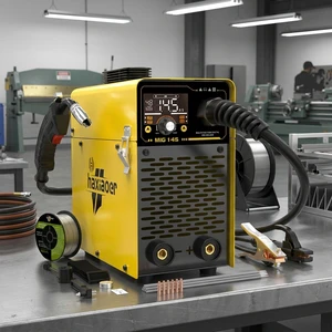 HAXIAOER Smart MIG 145 Welding Machine Carbon Steel Optional 6.4KW 145A Rated Duty Cycle 110V Rated Input Voltage
