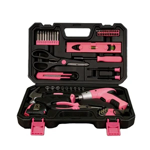 Hot Selling Electrician Tool Kit 135 Pieces Including Electric Drill Screwdriver for Household Maintenance