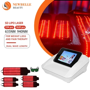 5d Slimming Lipo Led Red Light Blanket Contour Light Body Contouring Sculpting Fat Removal Machine Liposuction Therapy
