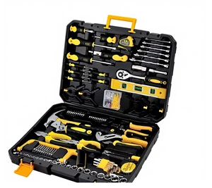 Factory Direct China Multifunctional Household Tool Set Electrician Carpenter Hardware Repair Combination Toolbox 45 Gauge Steel
