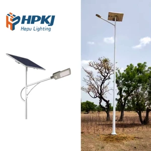 50W, 80W, 100W LED Lamp Posts, Solar Panels And Lighting Fixtures Combined Into One Energy-saving Solar Street Lamp Posts
