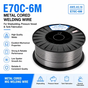E70C-6M AWS A5.18 Robotic Welding Carbon Steel Metal Cored Wire 1.2mm for MIG/GMAW Production Line OEM/ODM