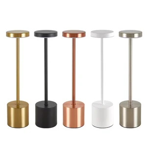 Rechargeable Hot-selling Bar Lamp for Coffee Shops Bars and Cafes with 3 Modes Table Lamp Adjustable Brightness and Color