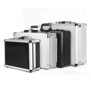 Factory Custom Size High-end Tool Box Aluminum Equipment Carry Case Briefcase Combination Lock