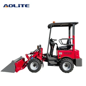AOLITE E604 CE 500kg Mini China Front Garden Shovel Articulated Battery Farm BYD Blade Lithium Battery Electric Loader