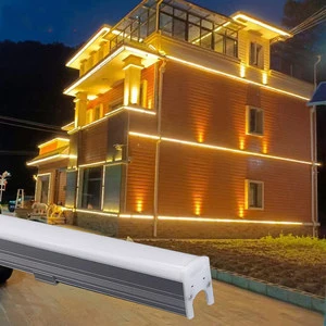 LED Strip Light 12W Outdoor Waterproof IP67 Wall Washer Lighting Project Bridge Hotel Exterior Linear Contour Light QH-X40