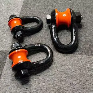 Galvanized Steel Dee Shackle Pulley for Heavy Industry Mining and Industrial Use-Forged Bow Pattern Anchor Shackle