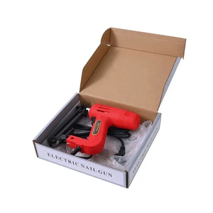 Staple Gun Portable Electric Tacker Framing Power Tools Stapler Guns Electric Nail Gun for Woodworking Furniture