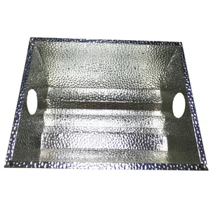 Custom LED Grow Street Road Highway Light Cup Embossed High Reflective Coated Stucco Aluminum Sheet Plate Lamp Housing Reflector