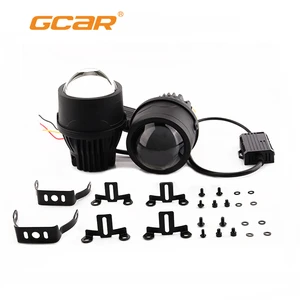 GCAR High Lumen M630 Bi Led Fog Lamp 3 Inches 65W Double Reflective Cup 6000K 3000K Laser Light Assembly