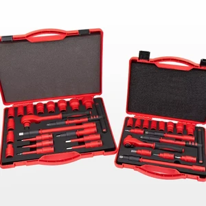 Taiwan 1000V 1/2 Household Tool Kit Vde Certified Insulation Tools Special Case Hand-Power Source Exploit Maintenance Tool Sets