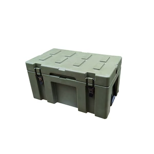 Customized 50L Waterproof Heavy Duty LLDPE Mechanic Portable Lockable Tool Box Kit