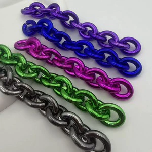 Fashion Acrylic Thick Necklace Accessory DIY Jewelry Handcrafted Decoration Luggage Buckle Bag Shoulder Strap