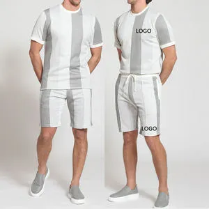 Men Short Sleeve Street Wear Custom Mens Shirts and Shorts Men Short Tracksuit Set Sets Short Sleeve Tops and Pant