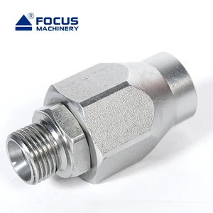 BSP NPT Threads Connection Rotating Union High Pressure Hose Reel Hydraulic Live Swivel Joint