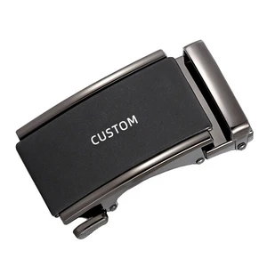 Classic Business Men Factory Direct Custom logo Automatic Buckle With Leather Belt Strap