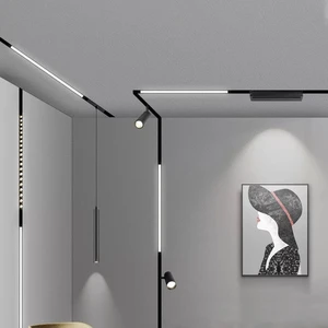 Wholesale Price Commercialled Linear Recessed 6w 7w 12w 15w 18w 20w 24w 36w Aluminum Ultra Thin 220v Magnetic Track Light