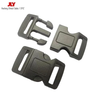 1.8CM Classic Professional Heavy Duty Side Release Buckle Curved Plastic Waterproof High Quality Adjustable Strong