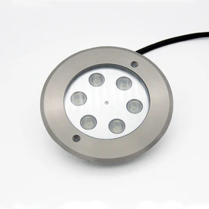 Landscape 304Stainless Steel Ultra-thin IP68 Outdoor Waterproof RGB Auto Color Change Stair Deck Step Inground Underground Light