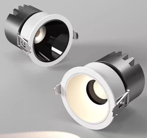 Low Voltage Recessed LED Spotlight, Deep Cup Anti-Glare Ceiling Downlight, Wall Washer Hill Light for Hotel & Living Room