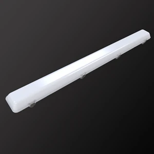 Garage Warehouse Tri-proof Light Fixture 130lm/w 20w 36w 50w 60w IP66 Waterproof IK09 5-Year Warranty LED Batten Light