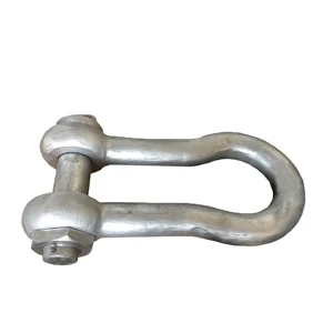 300t Safety Reliability Heavy Duty Forged Galvanized Bow Robust Shackle 34CrNiMo6 Material 1.5 Year Warranty for Lifting Rigging