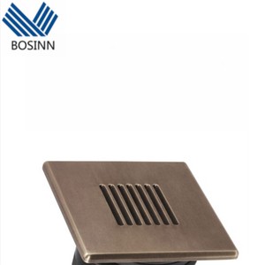 Embedded Aisle Corner Light with Grid Trestle Flood Lights Waterproof Decoration Stair Side Wall Step Lamp NO Grid