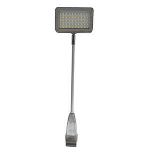Portable LED Exhibition Arm Light Aluminum Body Plastic Base 12W Power Cord Trade Show Advertising Indoor Use Expo Booth Display