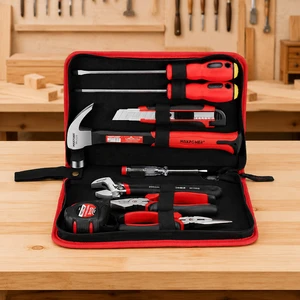 Maxpower Combination Tool Kits Wrenches Hand Tools Socket Wrench Claw Hammer Spanner 9pcs Basic Tools Set