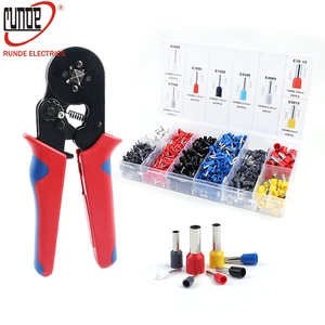 Electrician Tool Ferrule Tubular Terminals HSC8 6-4 Tubular Ferrule Crimping Clamp Set