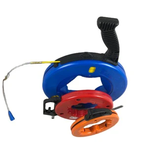 Fiberglass Fish Tape 30m 45m 60m 75m Steel Fiberglass Cable Puller Electric Puller Tools Cable Wire Puller