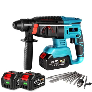 Electric Impact Drill Brushless Electric HammerMultifunctional Rotary Electric Pick 26mm1680W for 18V Battery