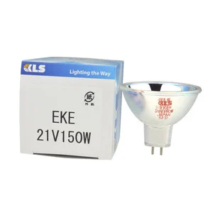 MR16 Dichroic Reflector Glass Cold Light Halogen Bulb 3400K KLS EKE 21V150W Microscope AOI Inspection Light Cup EJM