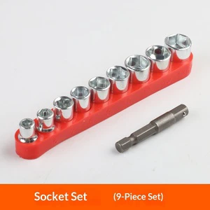 Household Customizable Electric Drill Sleeve Set with Combination Head Screw Tool Small Wind Sleeve 5-13mm