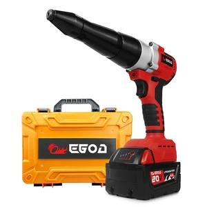 Electric Goddess Cordless Rivet Nut Gun for 20V Battery 3.2-4.8mm Brushless Motor Rivets Nail Gun